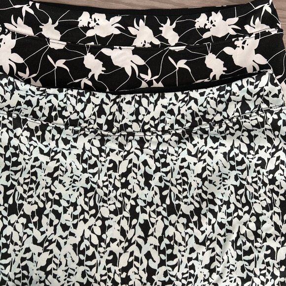 2 Tranquility by Colorado Tennis M Skort Everyday Stretch Lot of 2 Black White - Picture 1 of 7